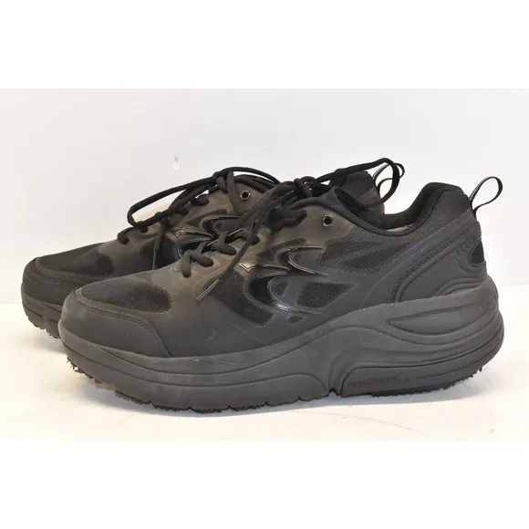 Gdefy Men's Gravity Defyer Comfort Fit Black Walking Shoes Size 10.5 TB9025MBB-M
