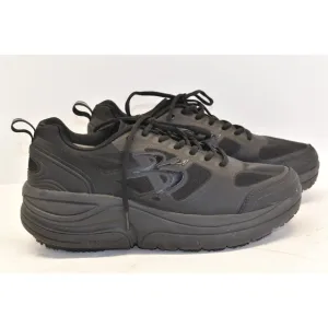 Gdefy Men's Gravity Defyer Comfort Fit Black Walking Shoes Size 10.5 TB9025MBB-M
