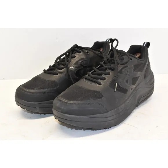 Gdefy Men's Gravity Defyer Comfort Fit Black Walking Shoes Size 10.5 TB9025MBB-M