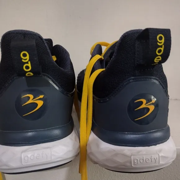 gdefyXLRB Mens Shoes - Navy and Yellow