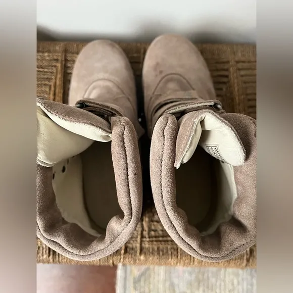 Geier Wally Austria Shoes Women’s 7 Light Brown Suede Hiking Boots