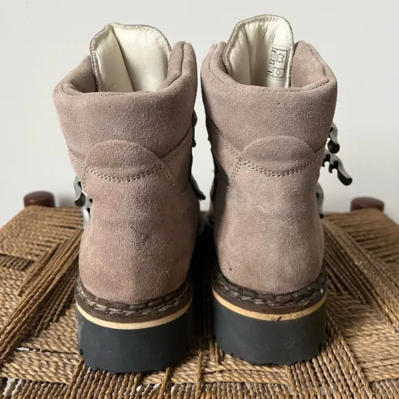 Geier Wally Austria Shoes Women’s 7 Light Brown Suede Hiking Boots