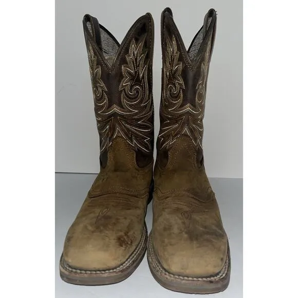 Georgia Boot Carbo-Tec Elite Waterproof Western Boots Soft Toe Zip Men's Size 9M