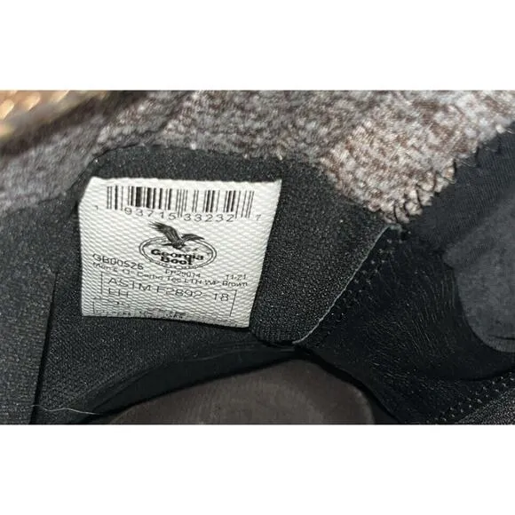 Georgia Boot Carbo-Tec Elite Waterproof Western Boots Soft Toe Zip Men's Size 9M