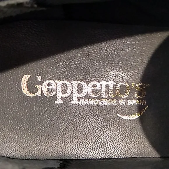 Geppetto's charcoal grey loafers with hunter green fur eu size 32