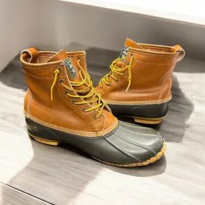 G.H. Bass &amp; Co. Mallard Men's Classic Duck Waterproof Boots • Size 11 M