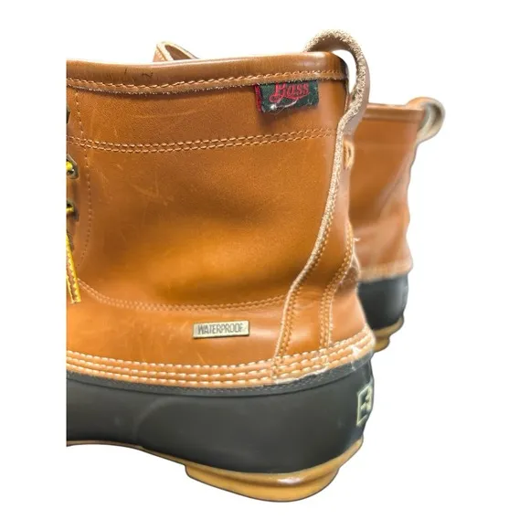 G.H. Bass &amp; Co. Mallard Men's Classic Duck Waterproof Boots • Size 11 M