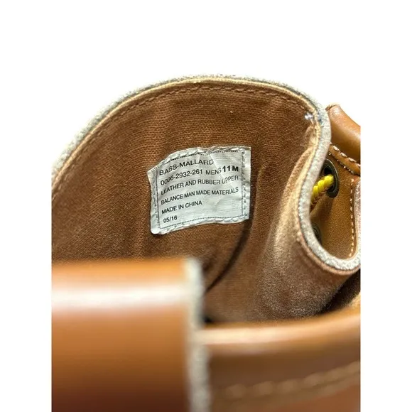 G.H. Bass &amp; Co. Mallard Men's Classic Duck Waterproof Boots • Size 11 M