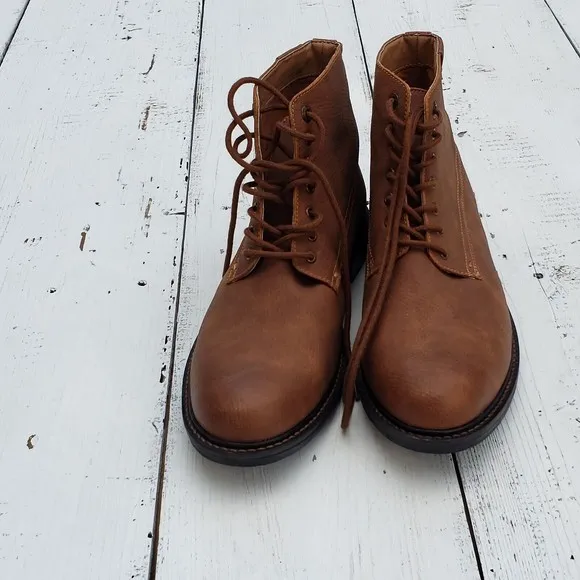 G.H. BASS &amp; CO. Men's Brown Hiking Ankle Boots Shoes Size 10