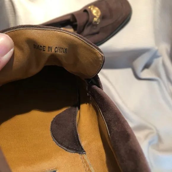 Giorgio Brutini brown suede slip on men shoes, 12