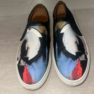 Givenchy Men's Slip-On Skate Sneakers with Abstract Design