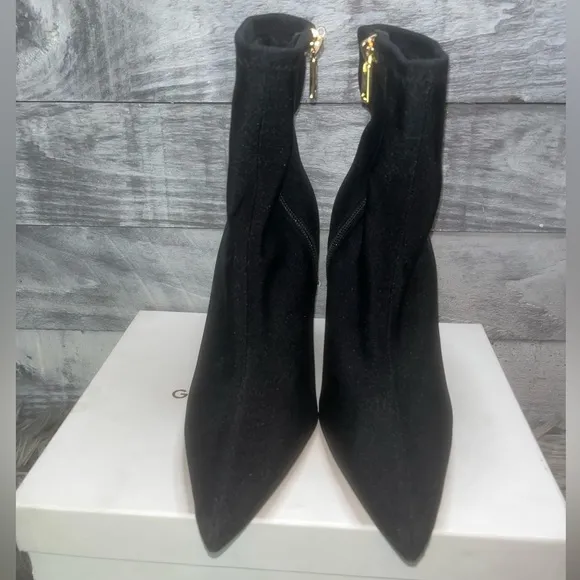 GOOD AMERICAN NWOB NEOPRENE KICKSTAND BOOTIE BLACK