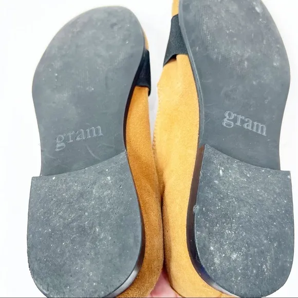 Gram Yatfai Ballerina in Tabacco Suede Size 6