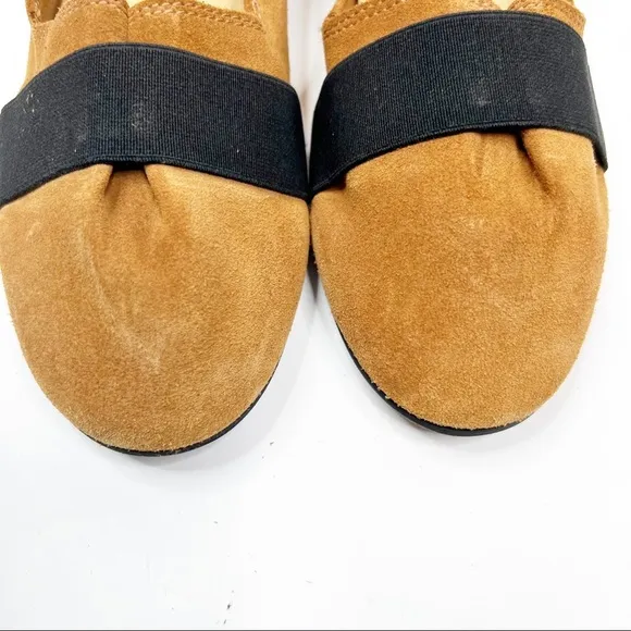Gram Yatfai Ballerina in Tabacco Suede Size 6