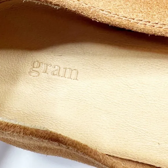 Gram Yatfai Ballerina in Tabacco Suede Size 6
