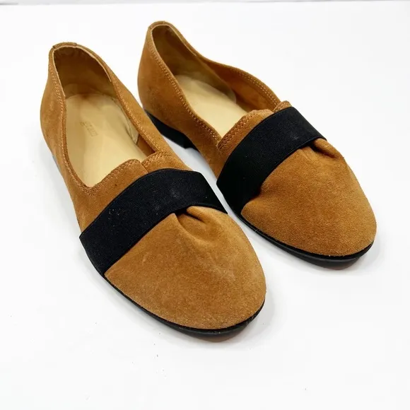 Gram Yatfai Ballerina in Tabacco Suede Size 6