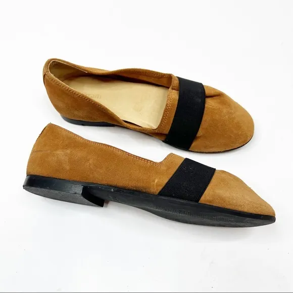 Gram Yatfai Ballerina in Tabacco Suede Size 6