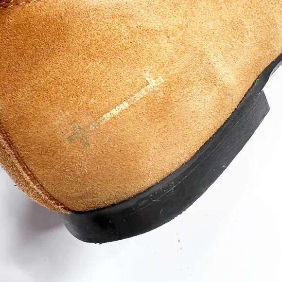 Gram Yatfai Ballerina in Tabacco Suede Size 6