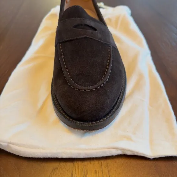 Grant Stone Traveler Penny Loafer - Espresso Suede (10.5 D)