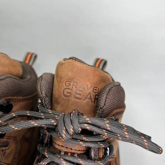 Gravel Gear Men's Size 10 6&quot; Waterproof Nubuk Leather Hiking / Work Boots
