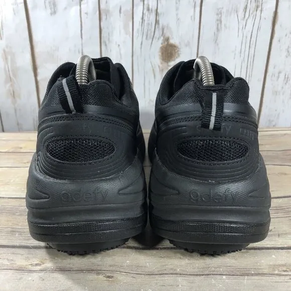 Gravity Defy G Defy Ion Walking Shoes Mens Size 11 Triple Black Athletic Ortho