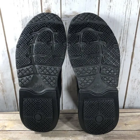 Gravity Defy G Defy Ion Walking Shoes Mens Size 11 Triple Black Athletic Ortho