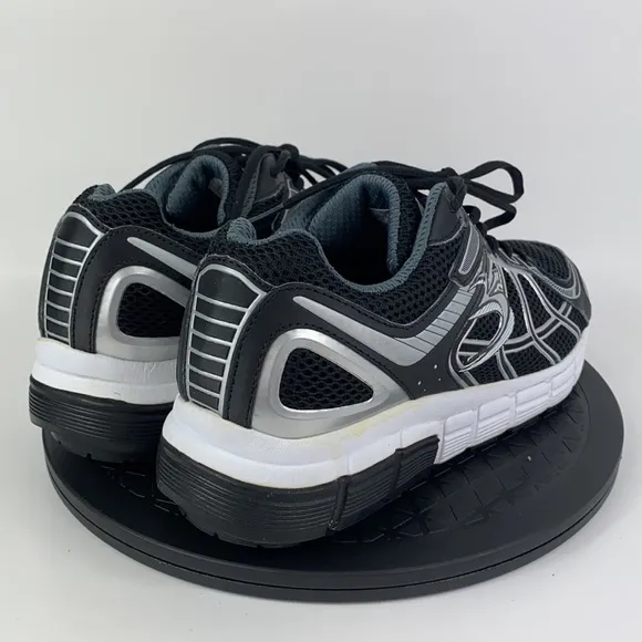 Gravity Defyer Veroshock Black/Silver Comfort Walking Shoes Men's Size 9.5