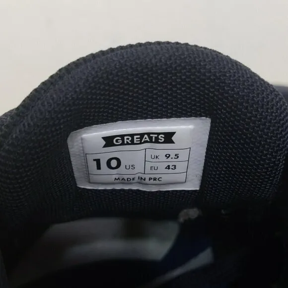 GREATS Athletic Sneakers Navy Blue Breathable Mesh Shoes