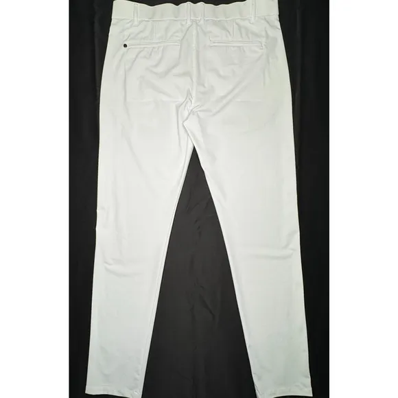 Greyson Pants Mens 34X34 White Wainscott Classic Fit Lightweight Golf Trousers