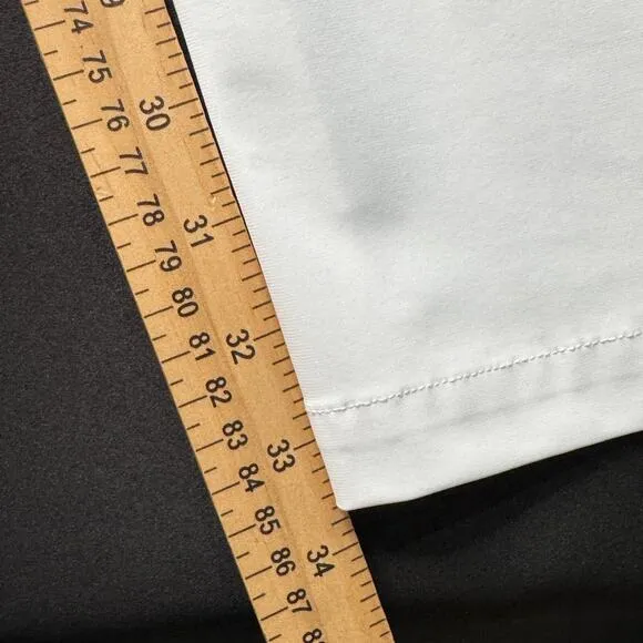 Greyson Pants Mens 34X34 White Wainscott Classic Fit Lightweight Golf Trousers