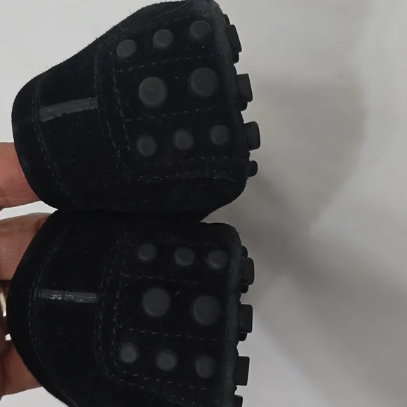 GUCCI Sachalin Sport Black Suede Women’s Loafers Shoes 36.5