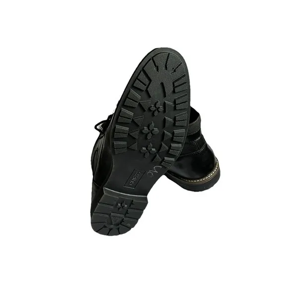 GUESS NEW Black  Leather  Ankle Boots Mens Size 10.5 M Dress Shoes