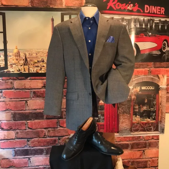 Haggar plaid Sport Coat