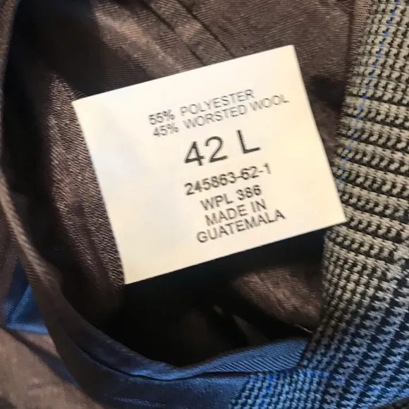 Haggar plaid Sport Coat