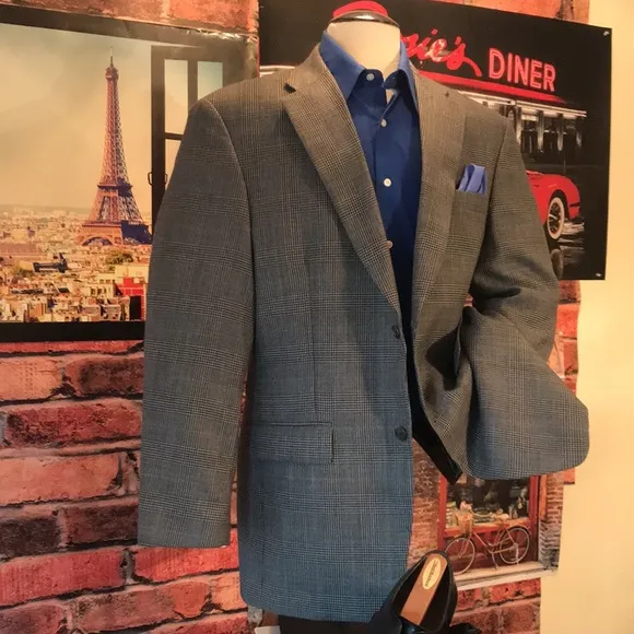 Haggar plaid Sport Coat