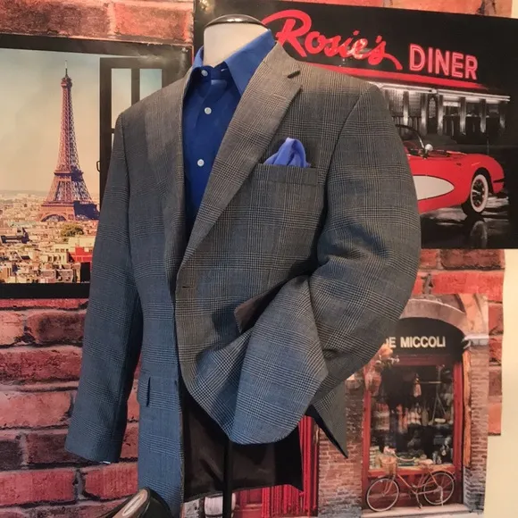 Haggar plaid Sport Coat