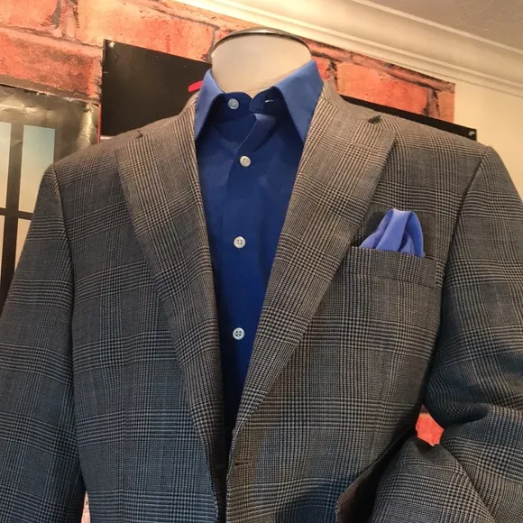 Haggar plaid Sport Coat