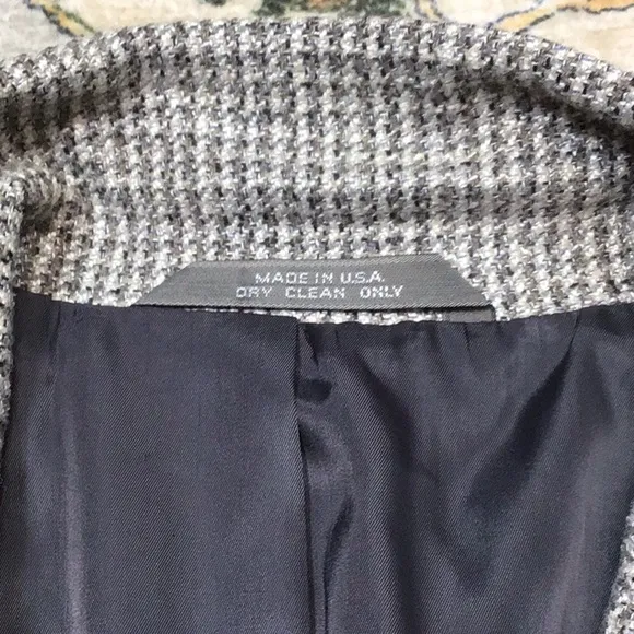 HAGGER ‘City Casuals’ Blue White Gray Tweed 44R Single Breasted 3 Button
