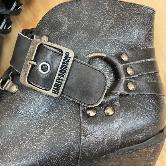 Harley Davidson Ashland Biker Ankle Boots
