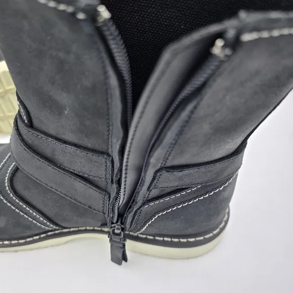 Harley-Davidson Women's Jaynes 7&quot; Engineer Mid Calf Boots, Black, Women's 8.5M