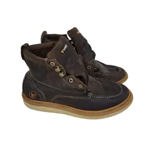 Hawx Boots Mens Sz 11D Brown Wedge Workwear Gorpcore Work Hiking Leather Hiker