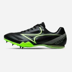 Health Carbon Raptor Sprint Track Spike Running Field Sneaker Black Green Size 7