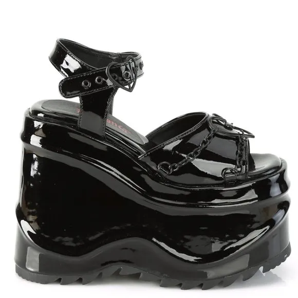 Heart Gothic Sandal Platform Shoes