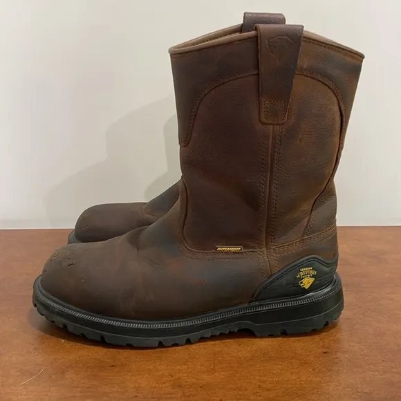 Herman Survivors Men's Bison Waterproof Pull On Steel Toe Work Boots Size 8