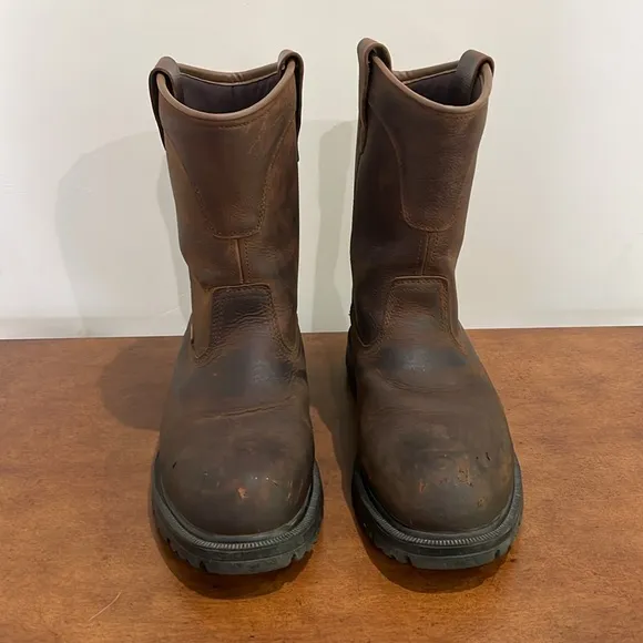 Herman Survivors Men's Bison Waterproof Pull On Steel Toe Work Boots Size 8