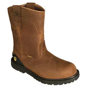 Herman Survivors Men's Bison Waterproof Pull On Steel Toe Work Boots Size 8