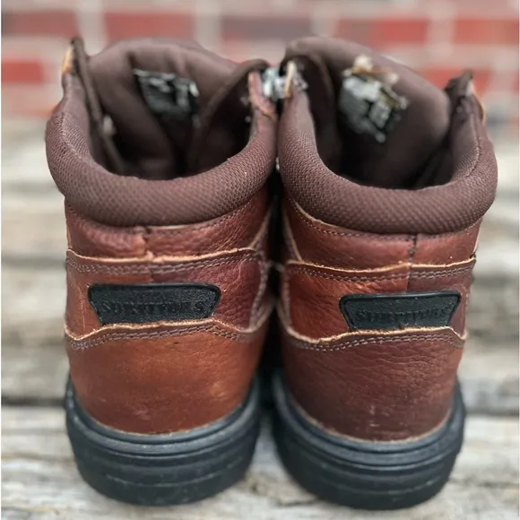 Herman Survivors Wilderness Mens Brown Leather Waterproof Ankle Boots Size 13