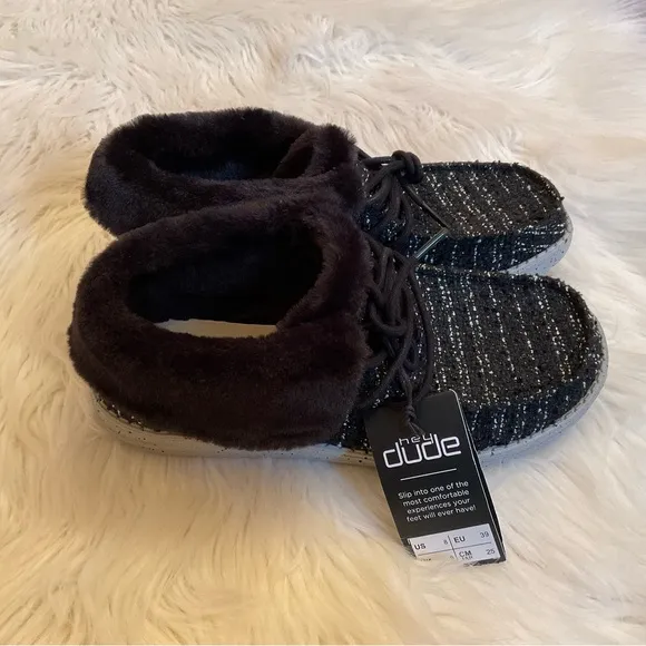 Hey Dude Britt Boucle Shoes - NWT - Size 8