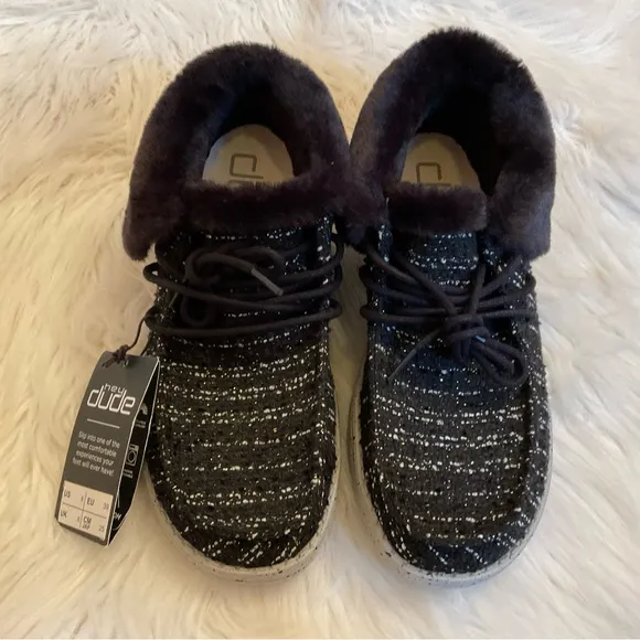Hey Dude Britt Boucle Shoes - NWT - Size 8