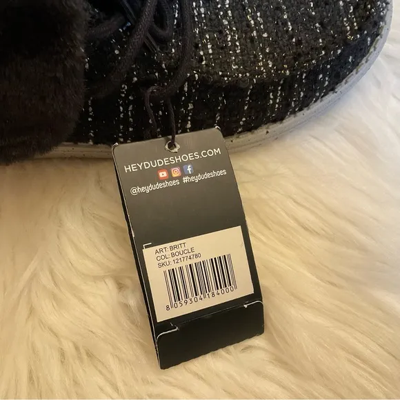 Hey Dude Britt Boucle Shoes - NWT - Size 8